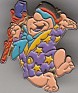 Fred Flintstone (Pedro Picapiedra)  Multicolor Spain  Metal. Uploaded by Granotius
